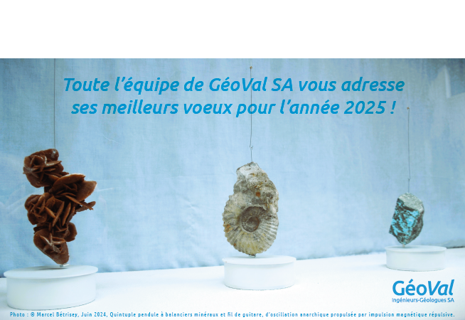 Toute l'équipe de GéoVal vous adresse ses meilleurs vœux pour 2025 !